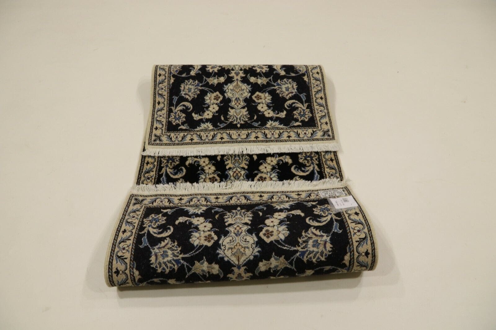 Handgeknüpfter Orientalisch Perserteppich, 197 × 72 cm, Wolle & Seide