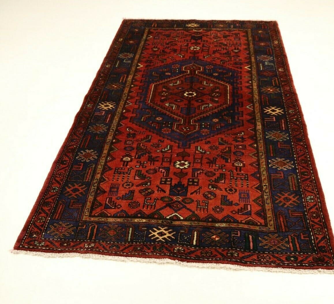 Hamadan Perserteppich aus Iran, 227 × 137 cm
