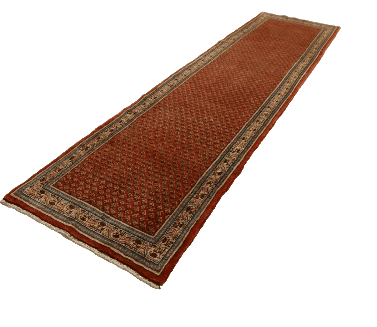 Orientalisch Perserteppich 305 × 82 cm aus Wolle, handgeknüpft