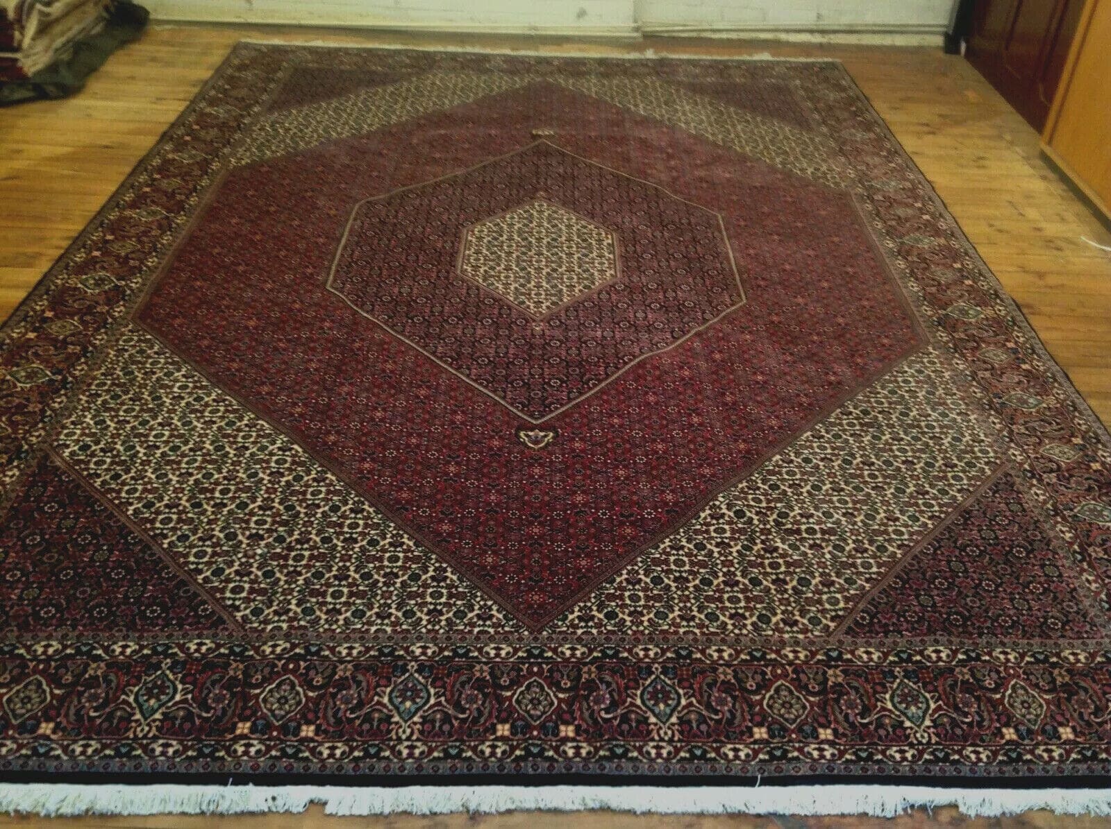 wunderschoner-orientteppich-422-x-301-cm-500000-knoten-handgeknupft-1 Bijar Perserteppich aus Iran, 420 × 300 cm