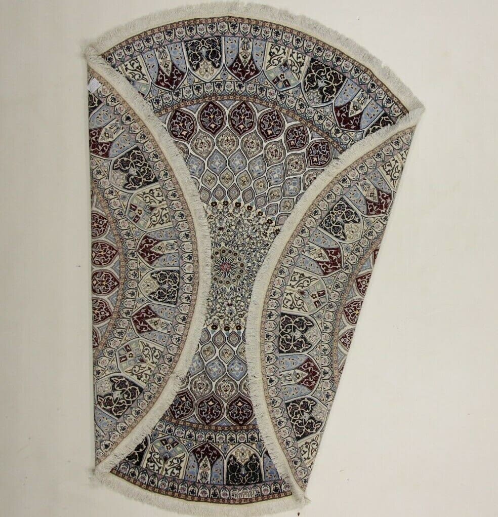 Handgeknüpfter Nain Perserteppich, 250 × 250 cm, Wolle & Seide