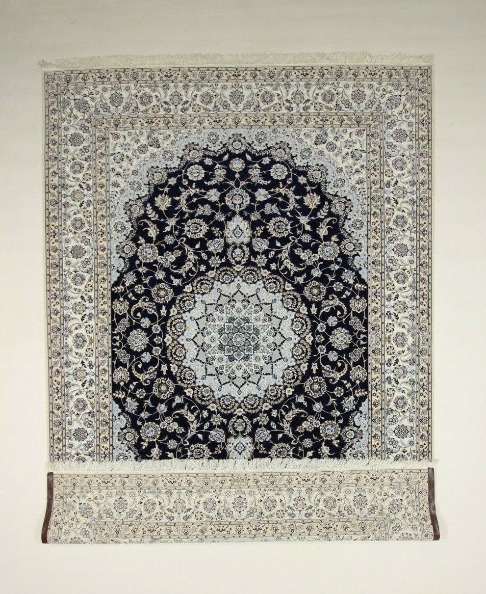 Nain Perserteppich 358 × 254 cm aus Wolle & Seide, handgeknüpft