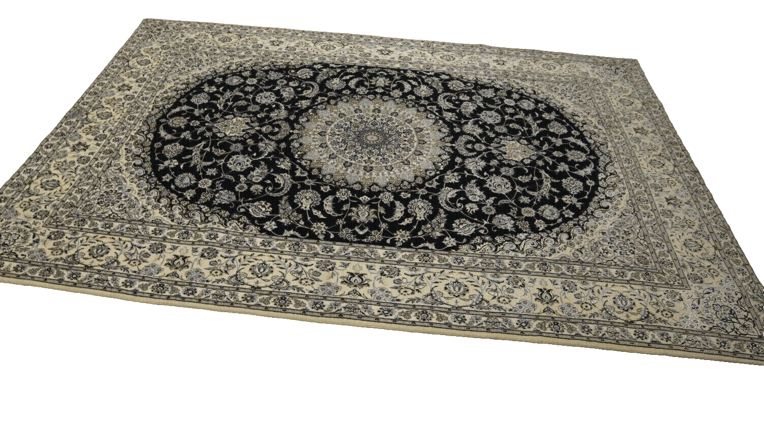 Nain Perserteppich 309 × 206 cm aus Wolle & Seide, handgeknüpft