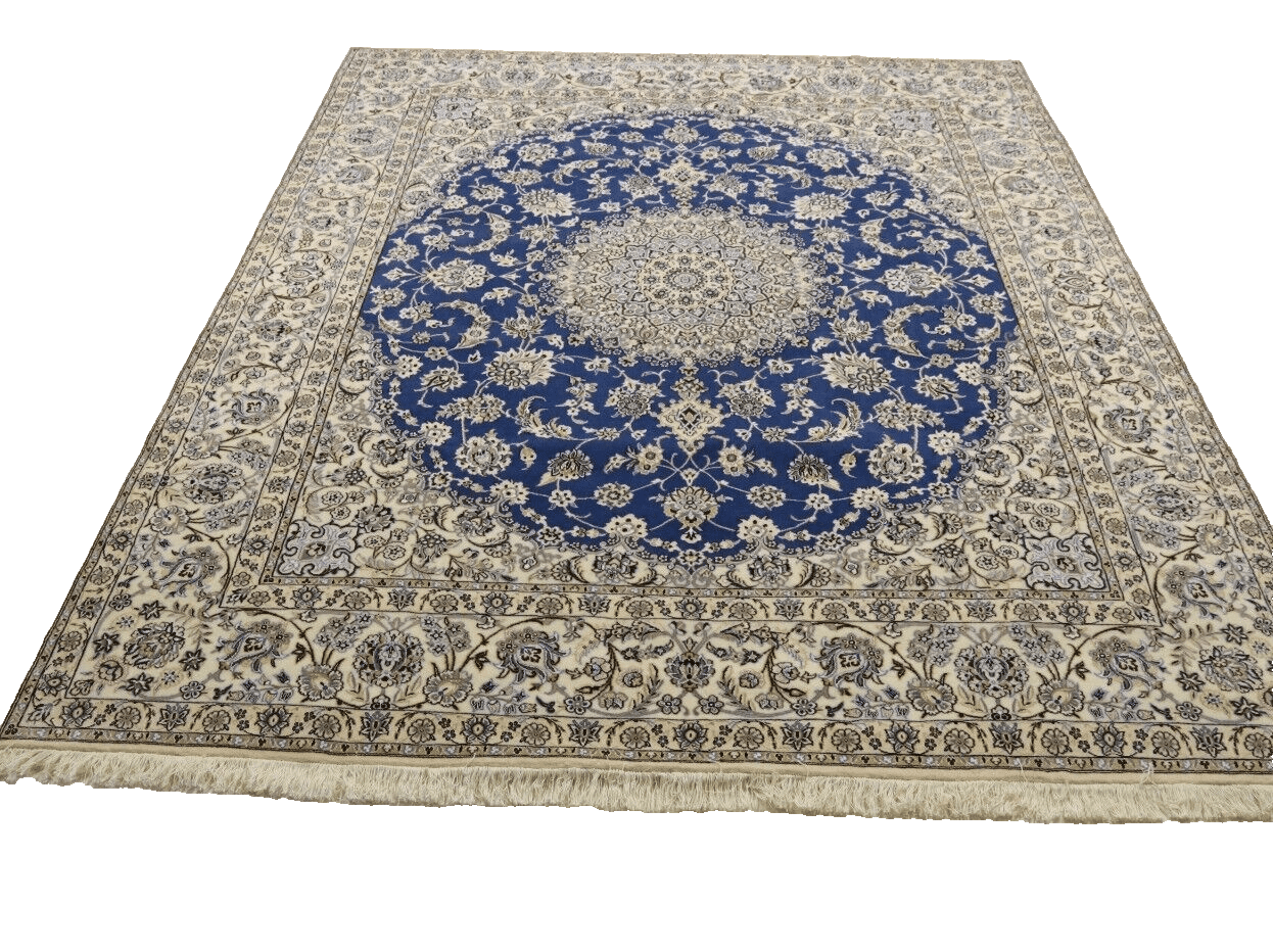 wunderschoner-perserteppich-305-x-251-cm-500000-knoten-handgeknupft Orientalisch Perserteppich 303 × 250 cm aus Wolle & Seide, handgeknüpft