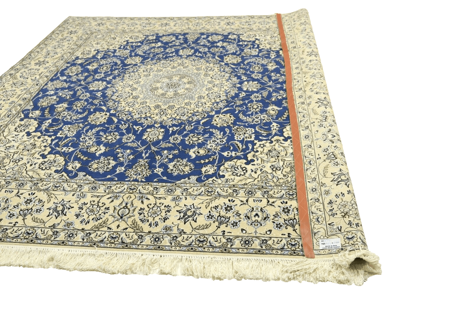 Handgeknüpfter Orientalisch Perserteppich, 243 × 200 cm, Wolle & Seide