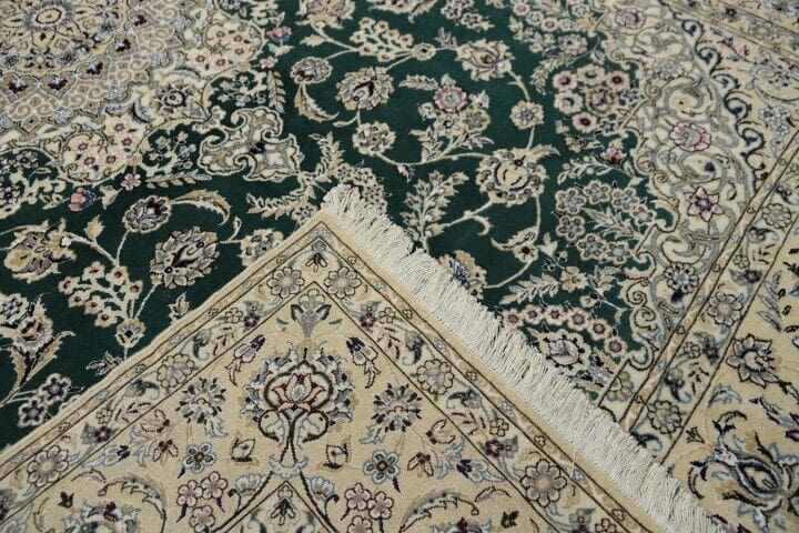 Orientalisch Perserteppich 306 × 205 cm aus Wolle & Seide, handgeknüpft