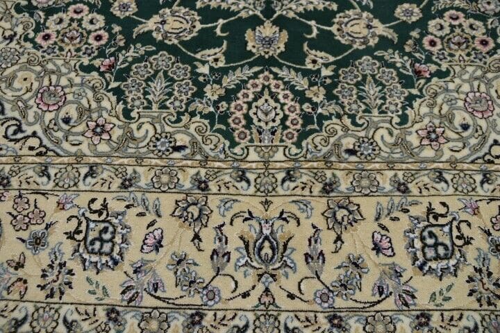 Orientalisch Perserteppich 306 × 205 cm aus Wolle & Seide, handgeknüpft