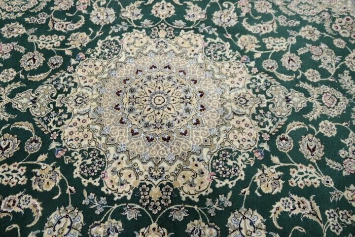 Orientalisch Perserteppich 306 × 205 cm aus Wolle & Seide, handgeknüpft