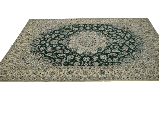 Orientalisch Perserteppich 306 × 205 cm aus Wolle & Seide, handgeknüpft