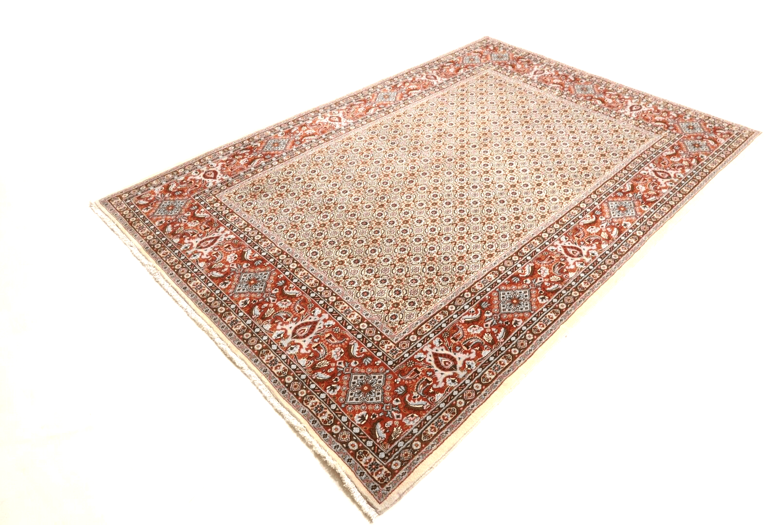 Orientalisch Perserteppich 310 × 210 cm aus Wolle & Seide, handgeknüpft