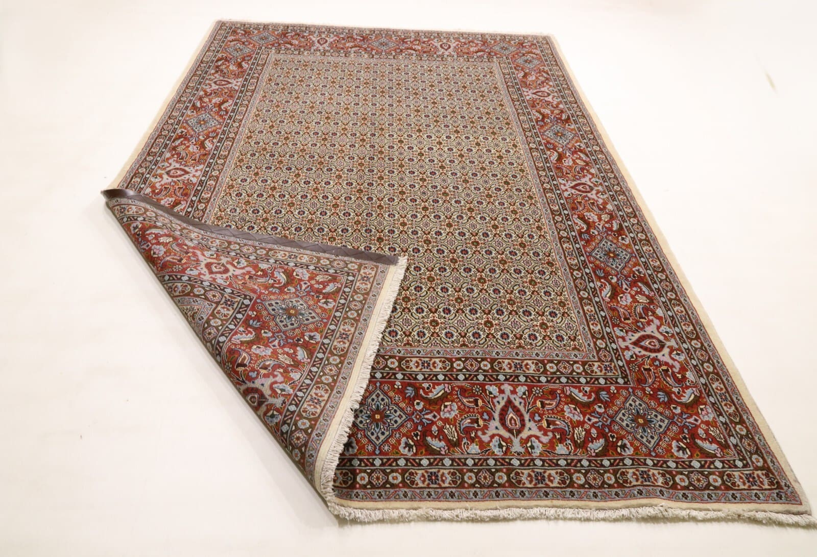 Orientalisch Perserteppich 310 × 210 cm aus Wolle & Seide, handgeknüpft