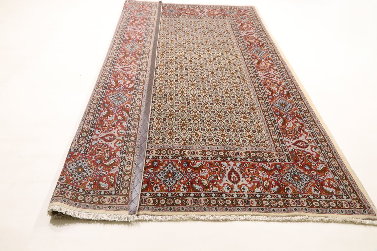 Orientalisch Perserteppich 310 × 210 cm aus Wolle & Seide, handgeknüpft