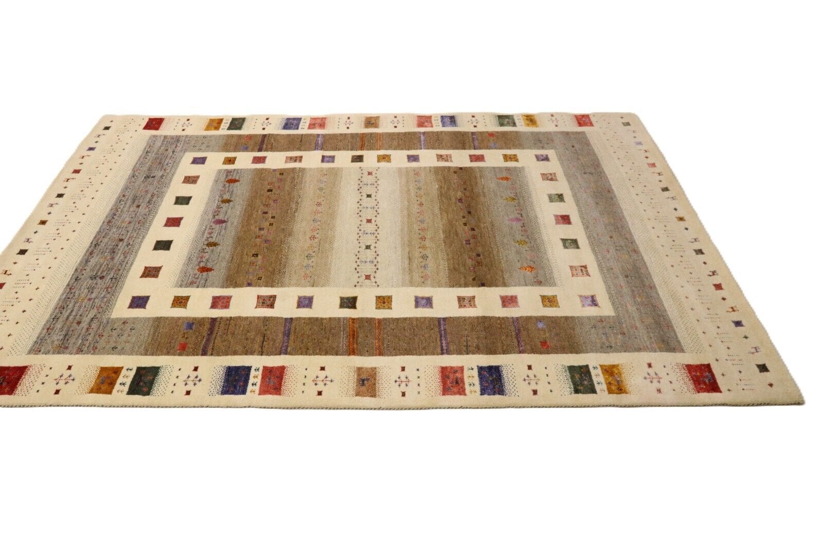 Gabbeh Loribaft Perserteppich 310 × 210 cm aus Wolle, handgeknüpft