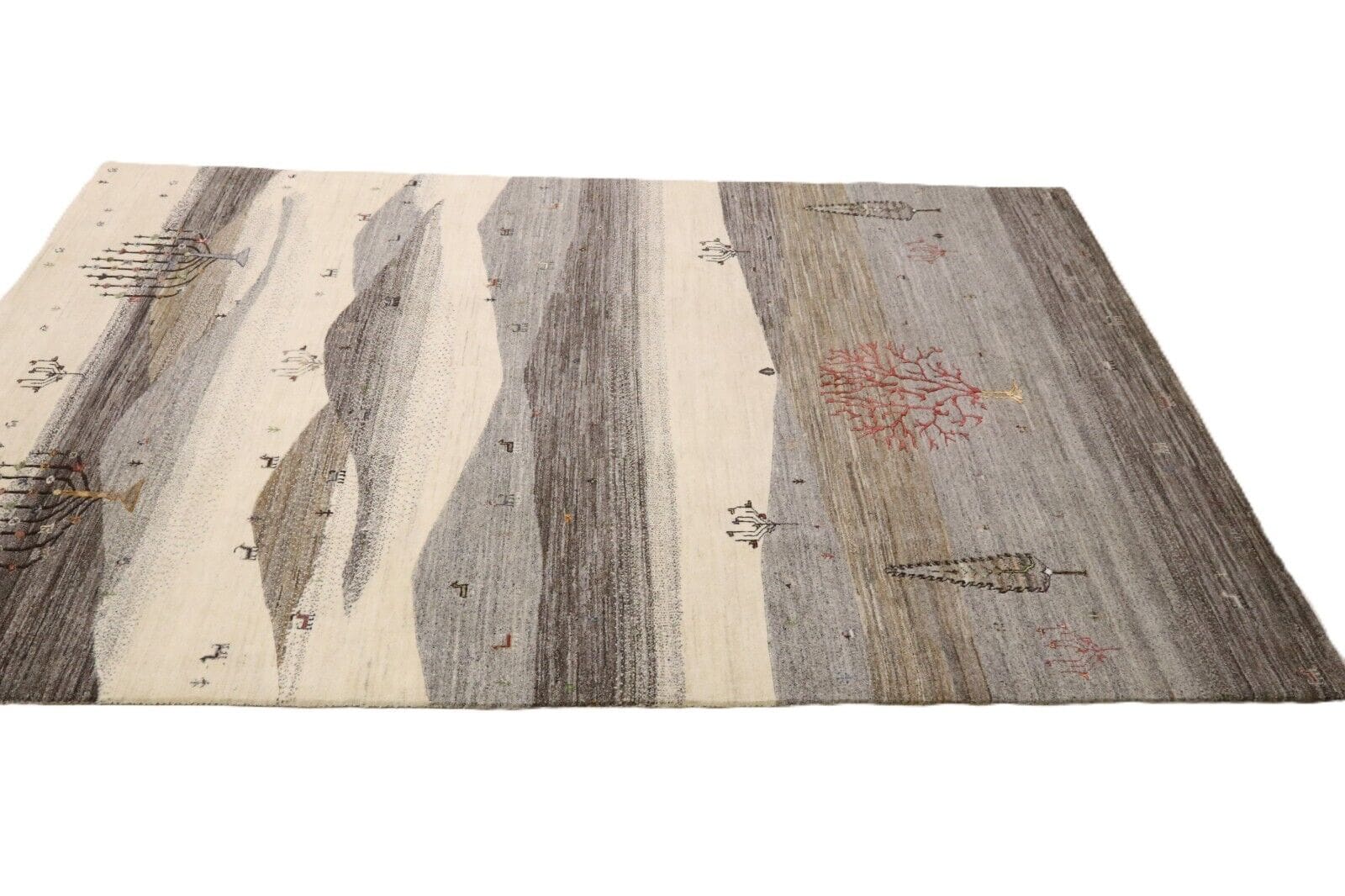 Handgeknüpfter Gabbeh Loribaft Perserteppich 306 × 198 cm