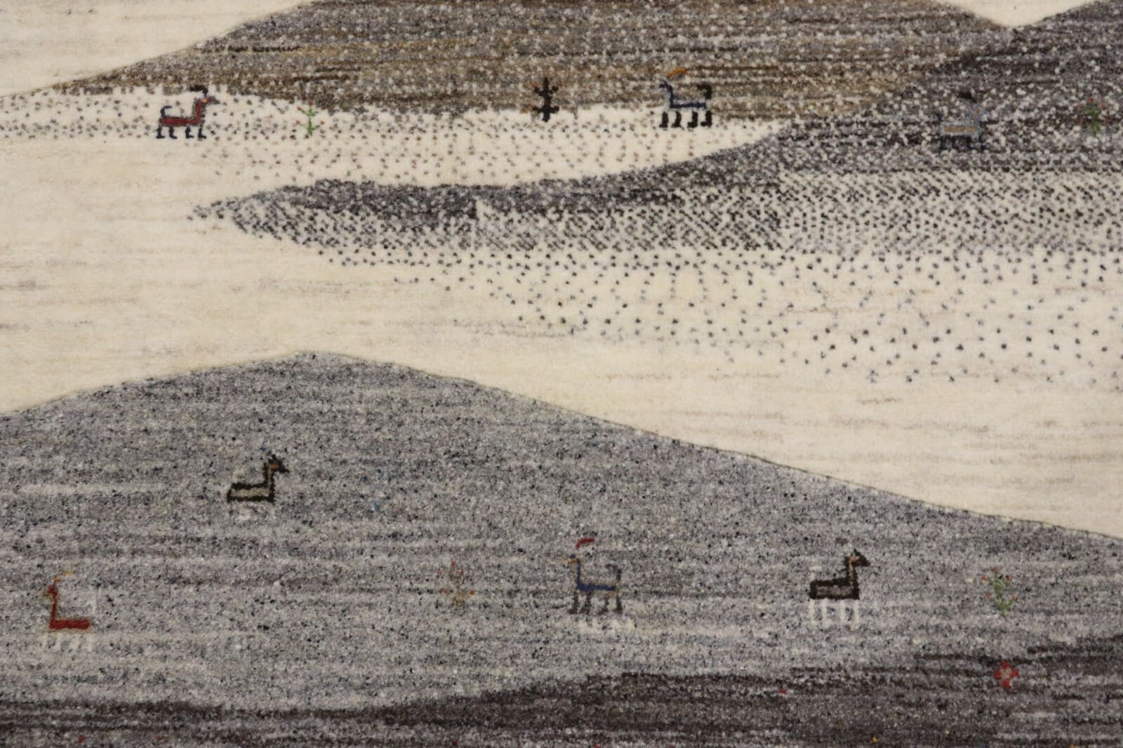 Handgeknüpfter Gabbeh Loribaft Perserteppich 306 × 198 cm