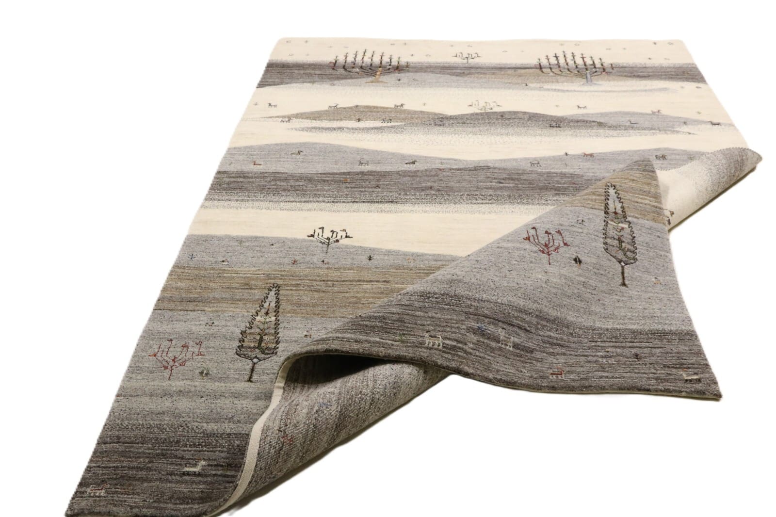 Handgeknüpfter Gabbeh Loribaft Perserteppich 306 × 198 cm
