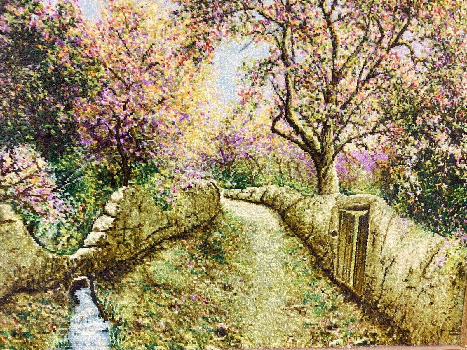 Täbriz Perserteppich aus Iran, 70 × 55 cm