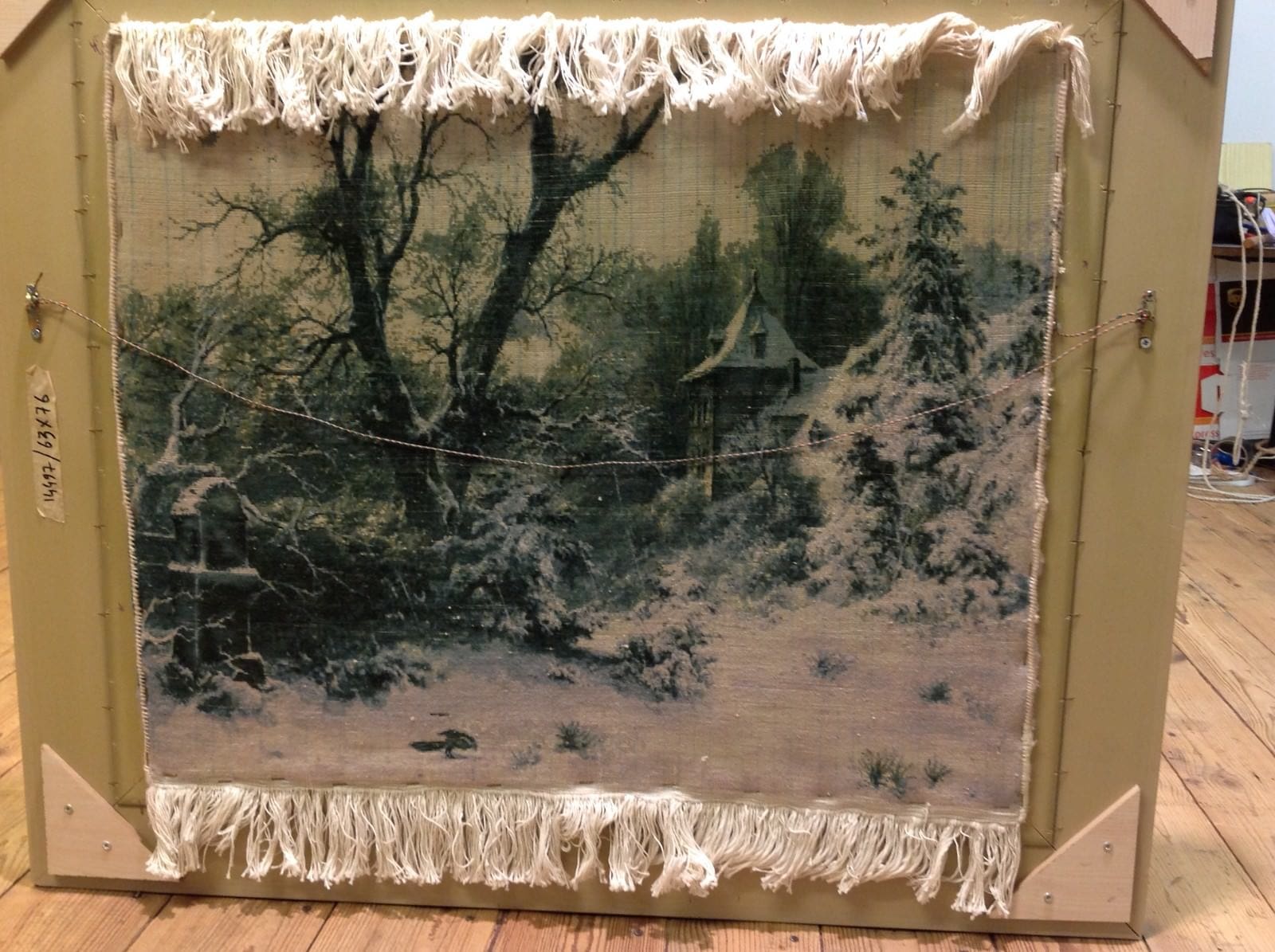 Täbriz Perserteppich aus Iran, 63 × 76 cm