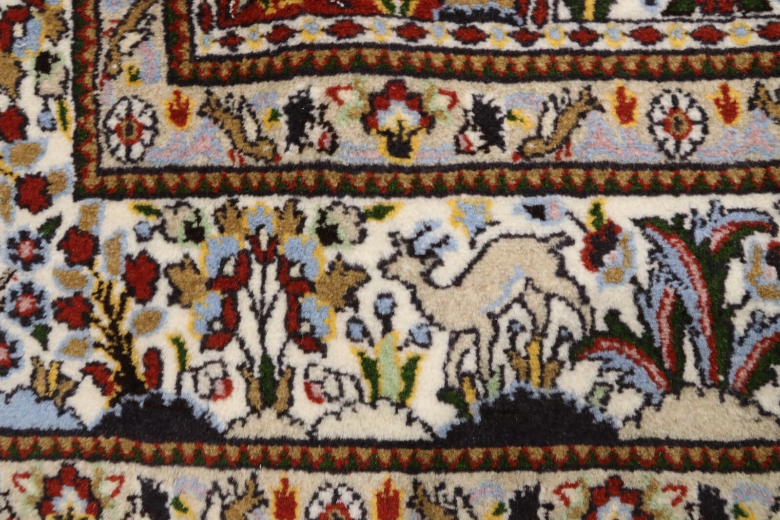 Moud Perserteppich 228 × 167 cm aus Wolle & Seide, handgeknüpft