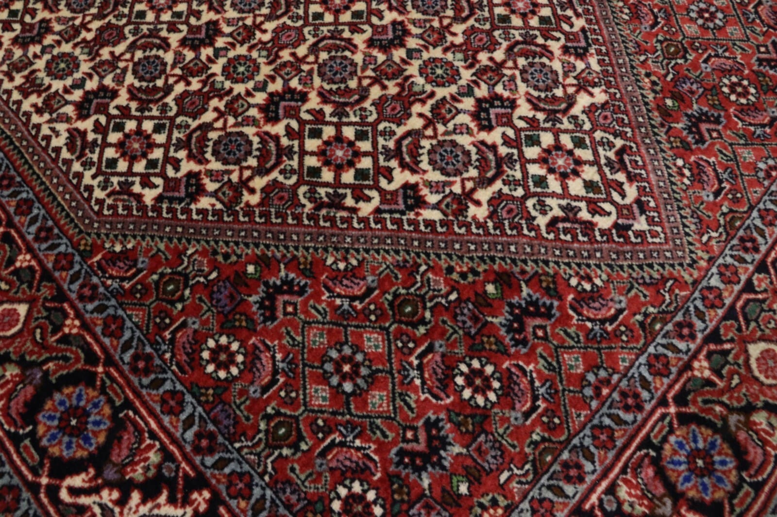 Handgeknüpfter Bijar Perserteppich, 300 × 83 cm, Wolle