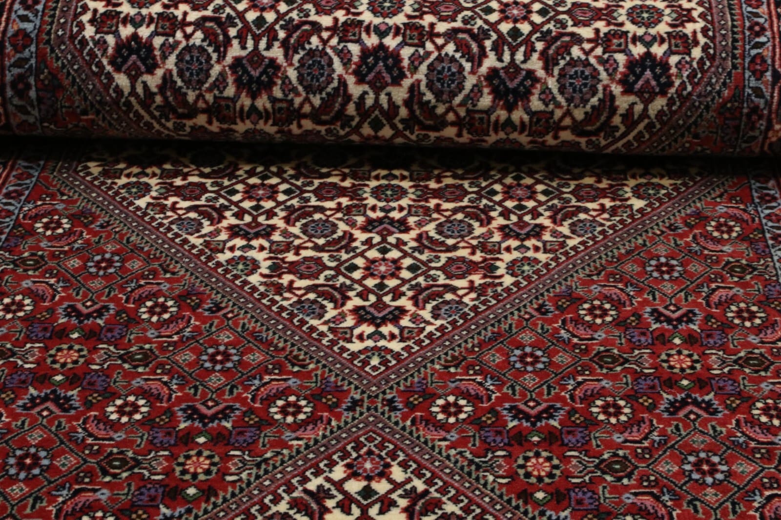 Handgeknüpfter Bijar Perserteppich, 300 × 83 cm, Wolle