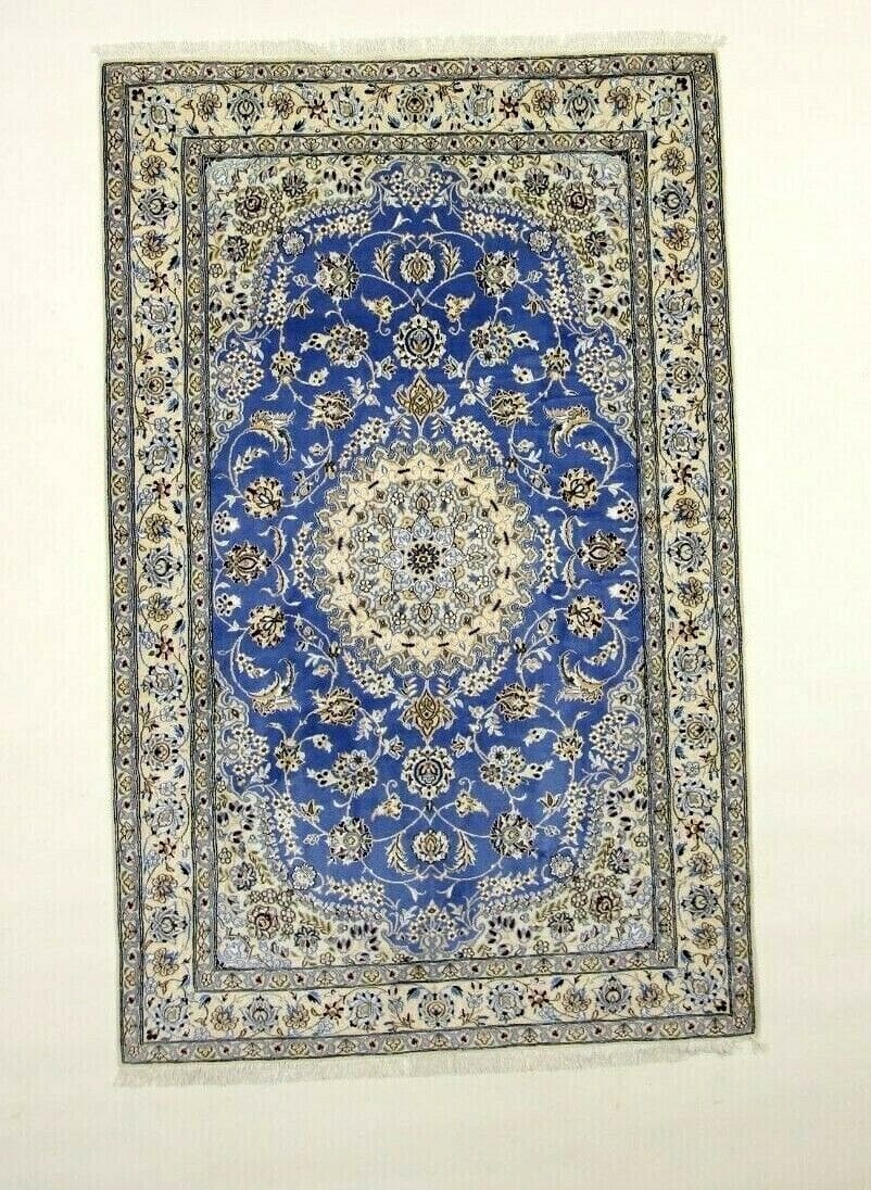 Handgeknüpfter Orientalisch Perserteppich, 248 × 158 cm, Wolle & Seide