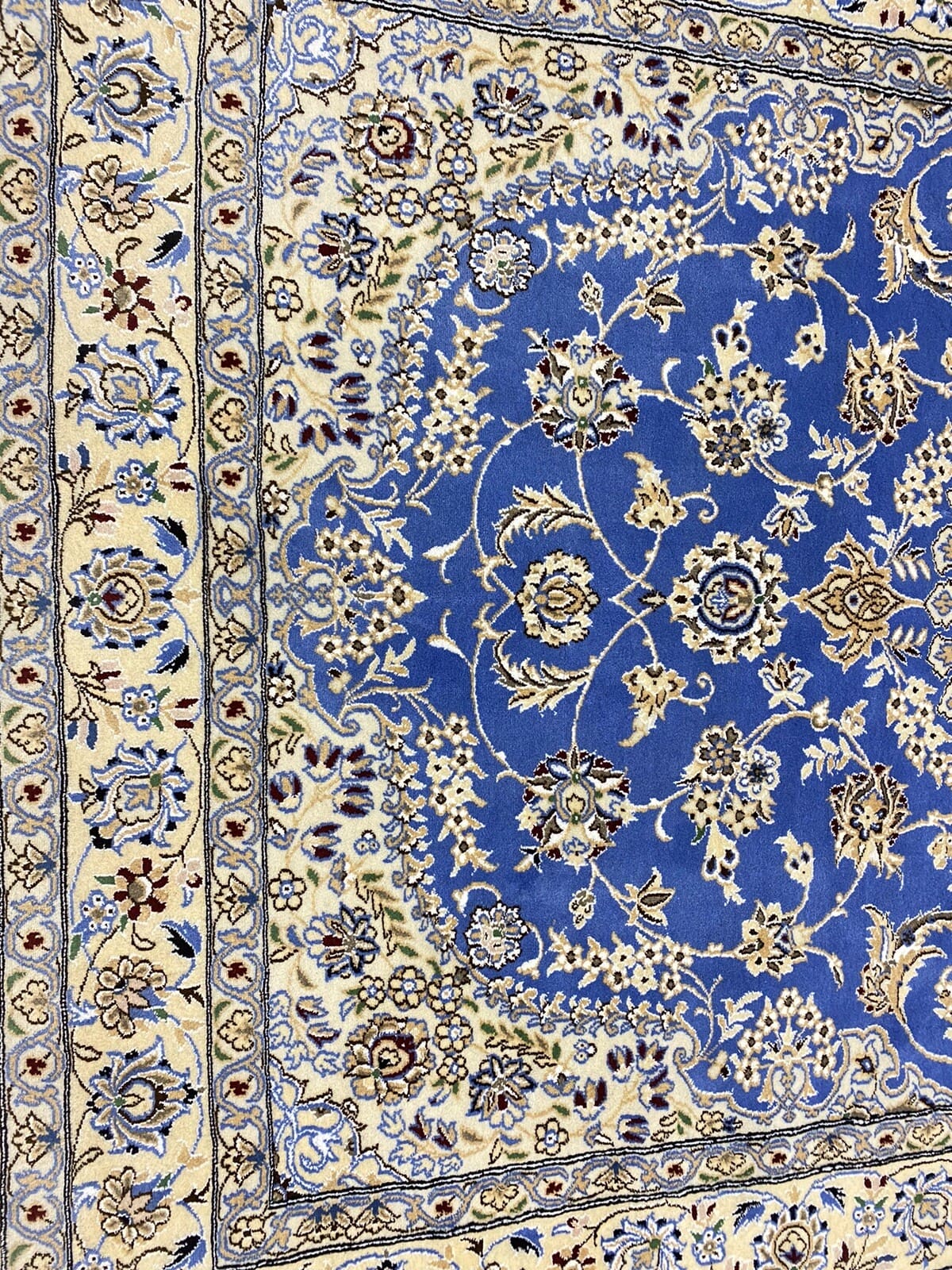Handgeknüpfter Orientalisch Perserteppich, 248 × 158 cm, Wolle & Seide