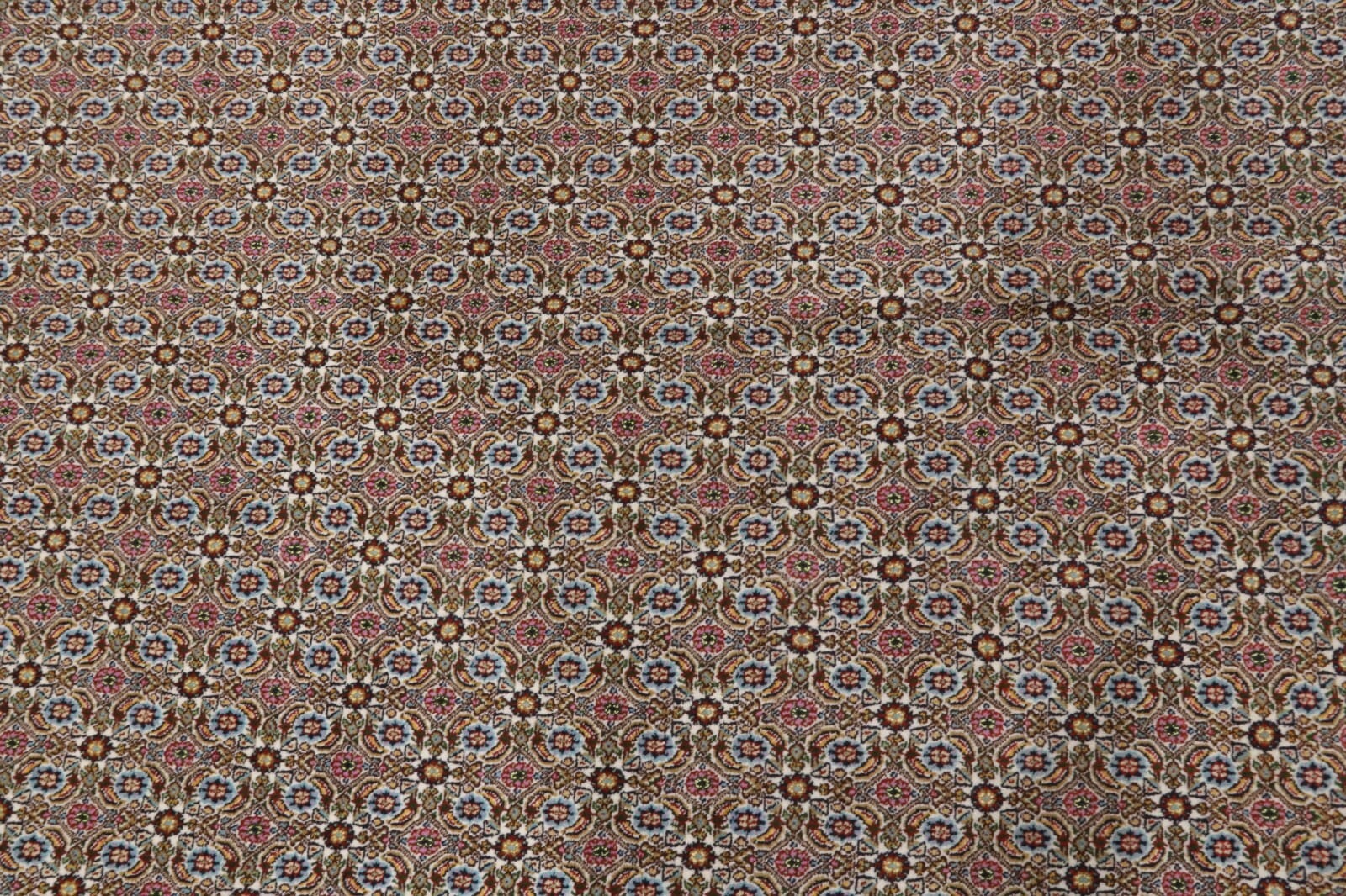Handgeknüpfter Moud Perserteppich, 246 × 169 cm, Wolle & Seide