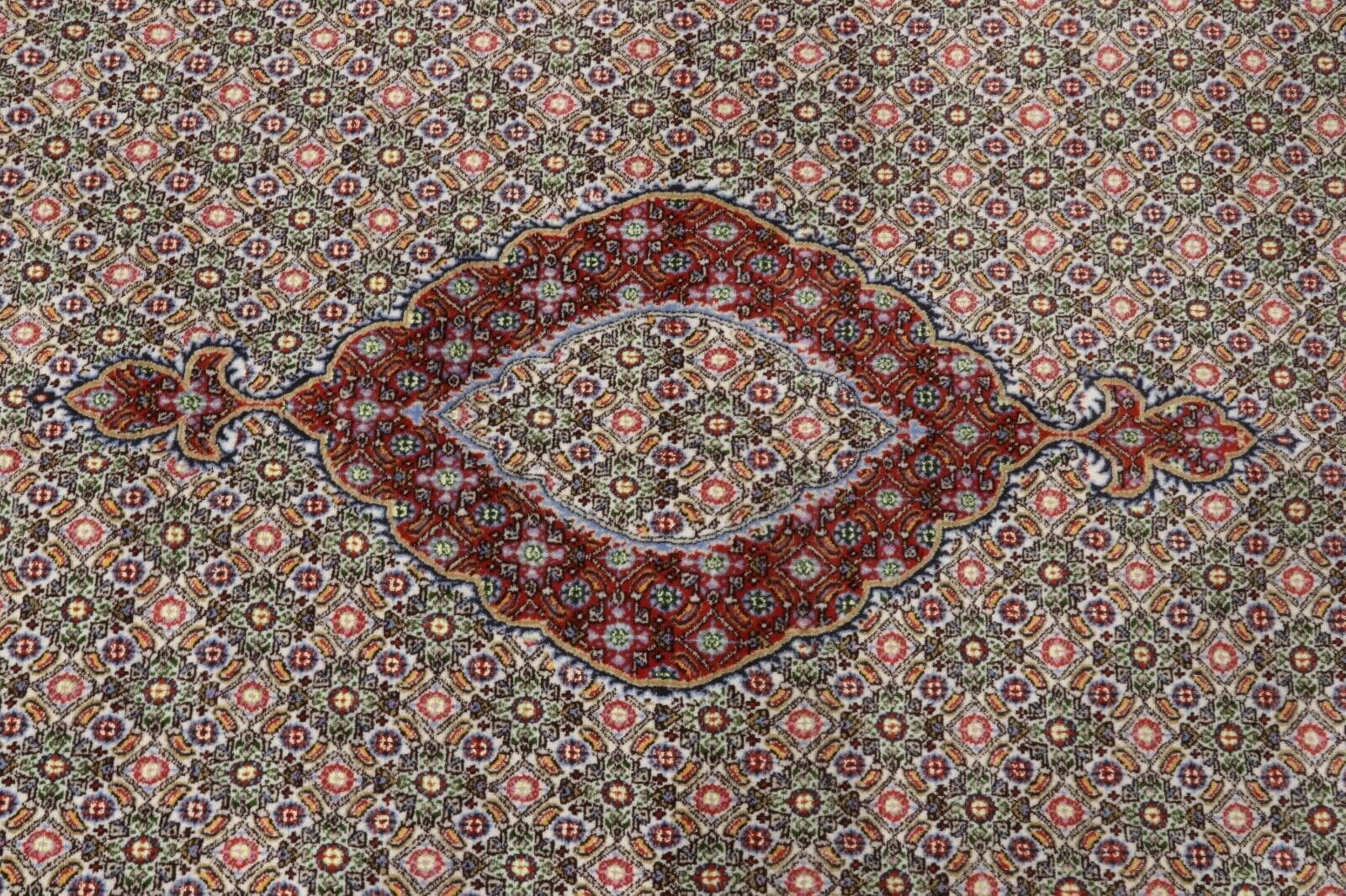 Moud Perserteppich 230 × 161 cm aus Wolle & Seide, handgeknüpft