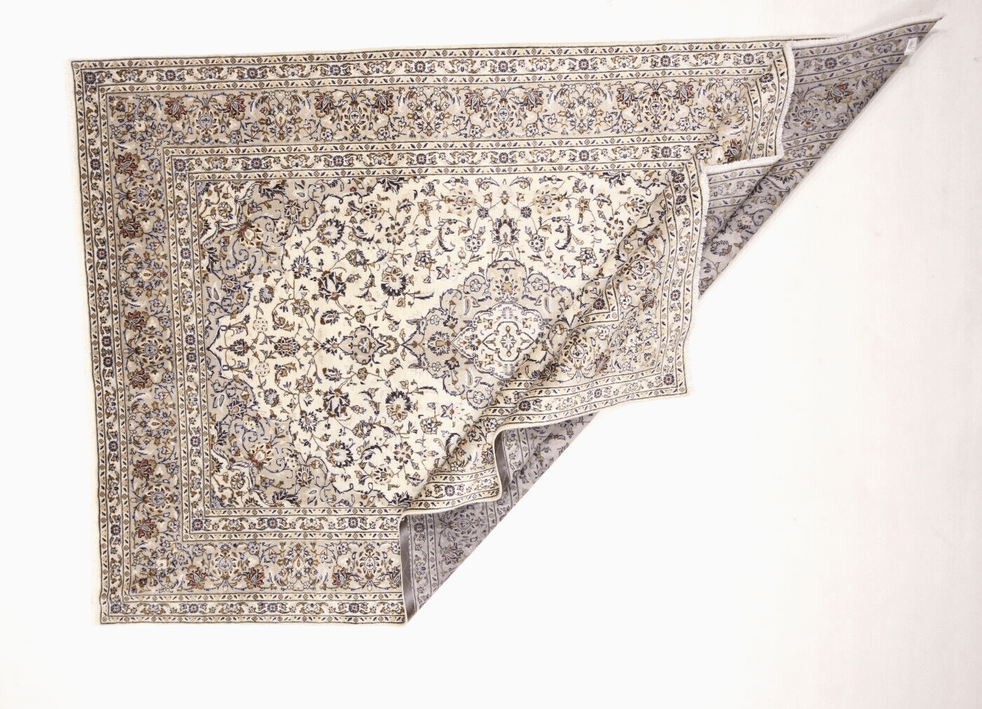 Handgeknüpfter Kashan Perserteppich 345 × 245 cm