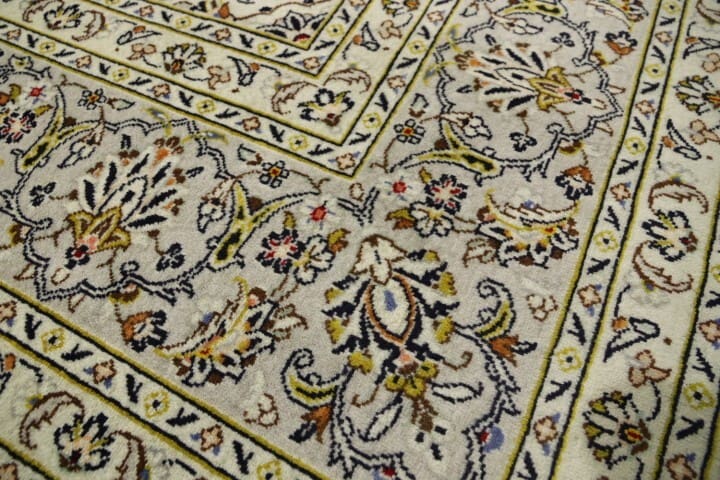 Handgeknüpfter Kashan Perserteppich, 353 × 240 cm, Wolle