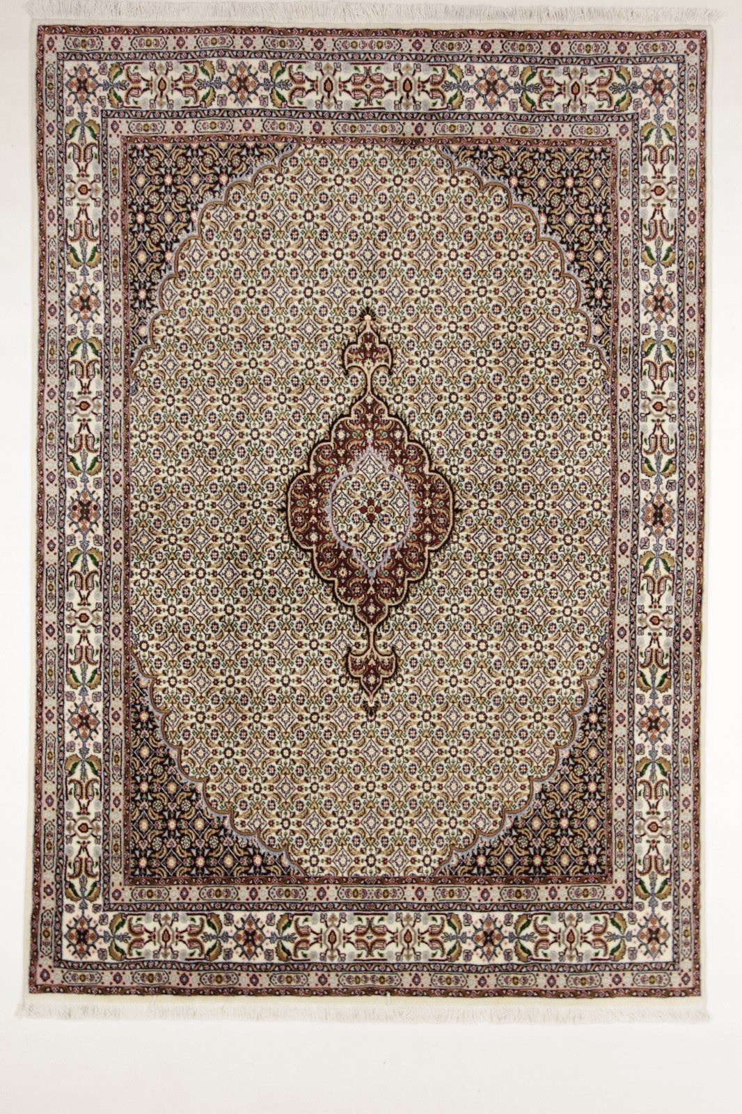 wunderschoner-perserteppich-moud-239-x-174-cm-400000-knoten-handgeknupft-3 Moud Perserteppich aus Iran, 237 × 173 cm