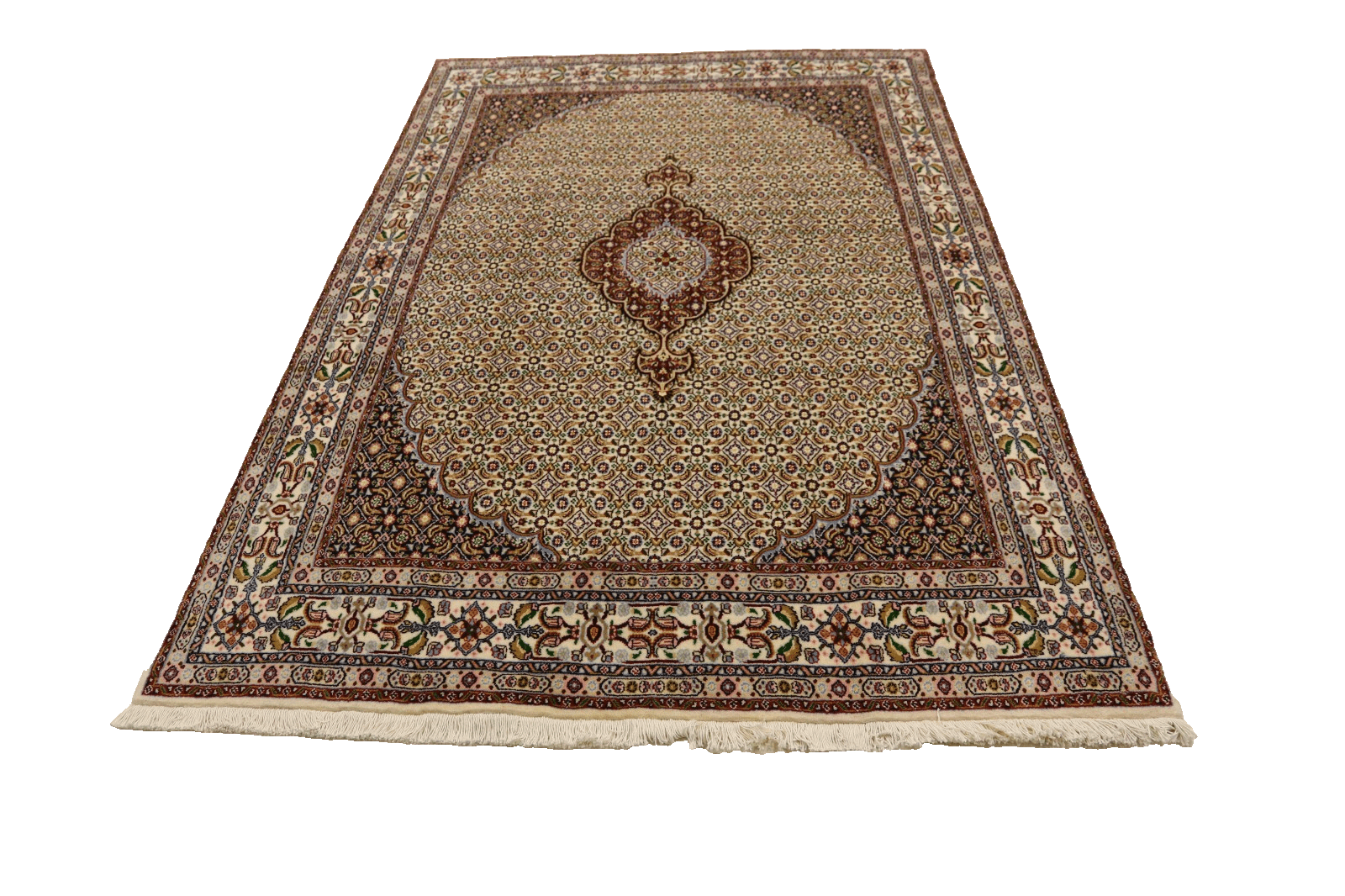 wunderschoner-perserteppich-moud-239-x-174-cm-400000-knoten-handgeknupft-4 Moud Perserteppich aus Iran, 237 × 173 cm