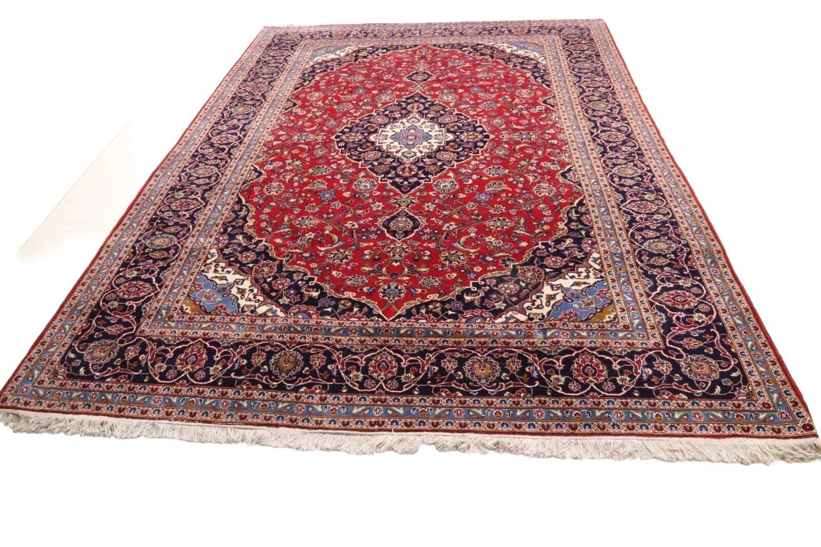 Kashan Perserteppich aus Iran, 400 × 295 cm