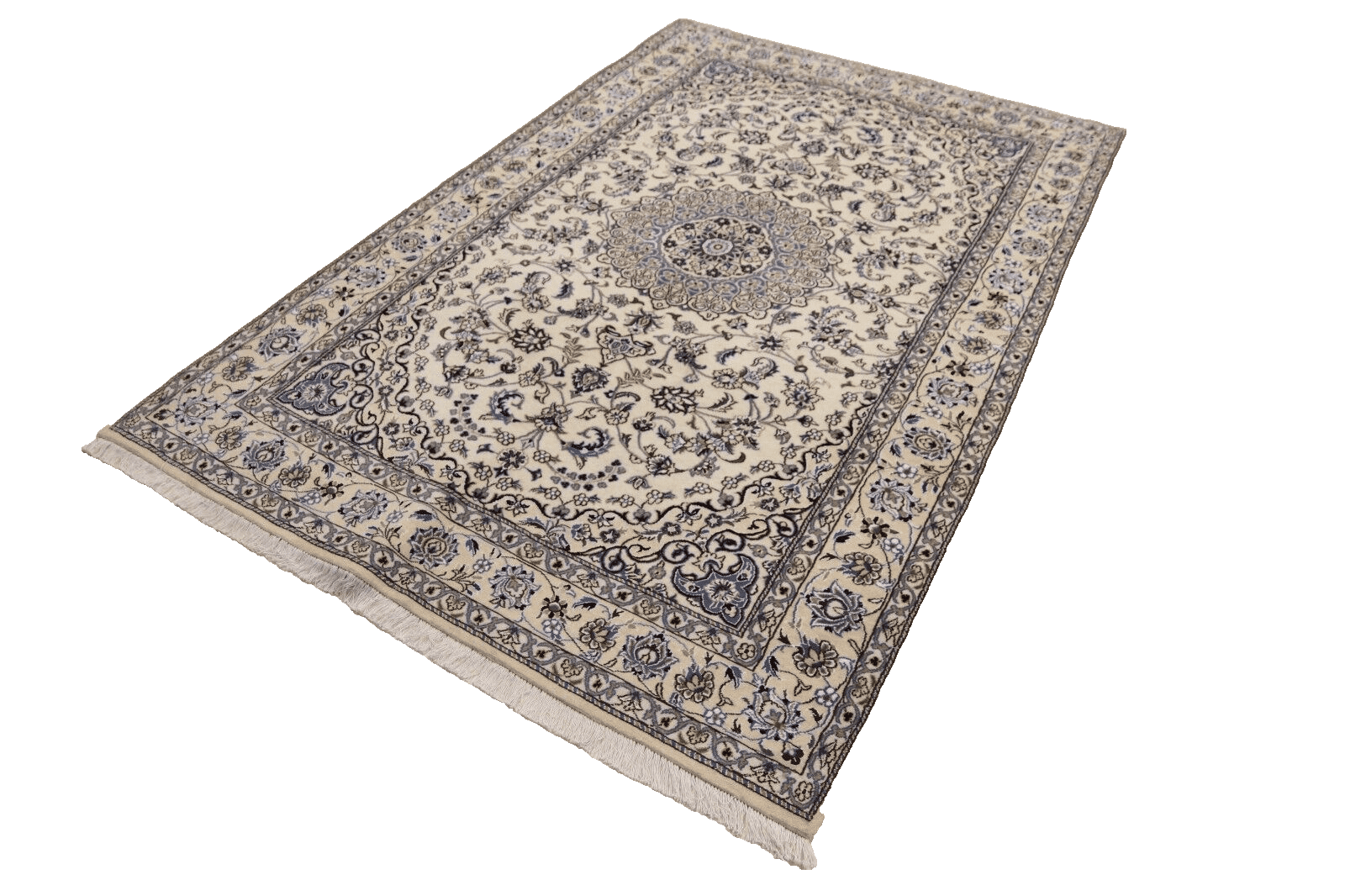 Orientalisch Perserteppich 238 × 154 cm aus Wolle & Seide, handgeknüpft