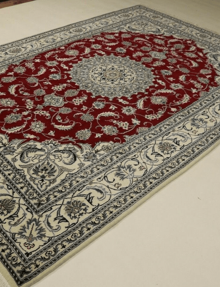 Orientalisch Perserteppich 297 × 200 cm aus Wolle & Seide, handgeknüpft