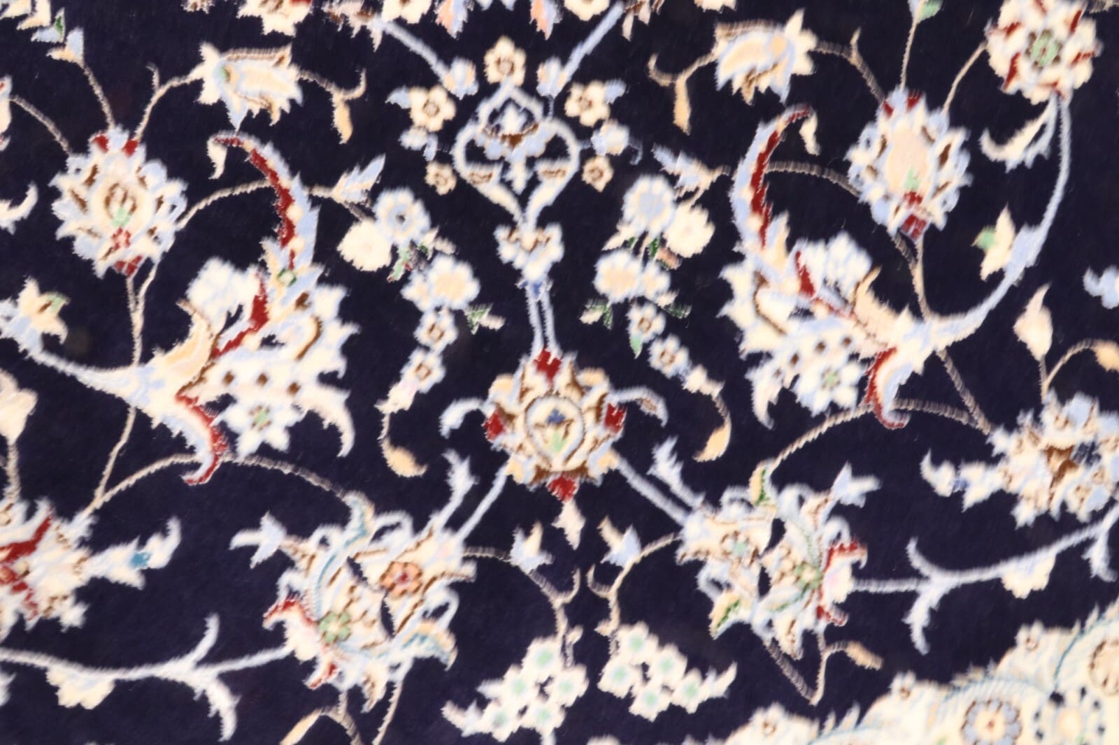 Handgeknüpfter Nain Perserteppich, 250 × 250 cm, Wolle & Seide