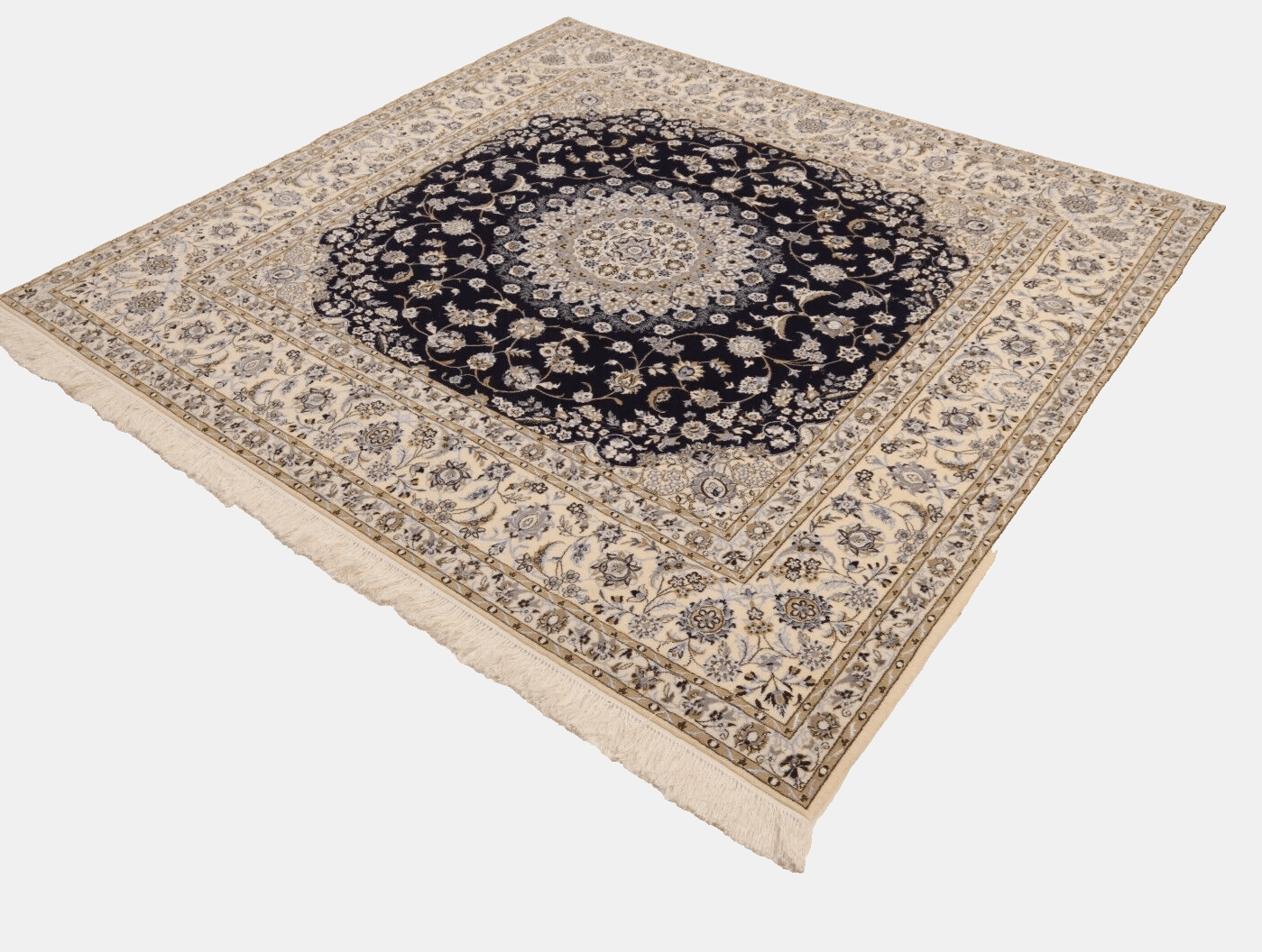 Orientalisch Perserteppich aus Iran, 202 × 210 cm