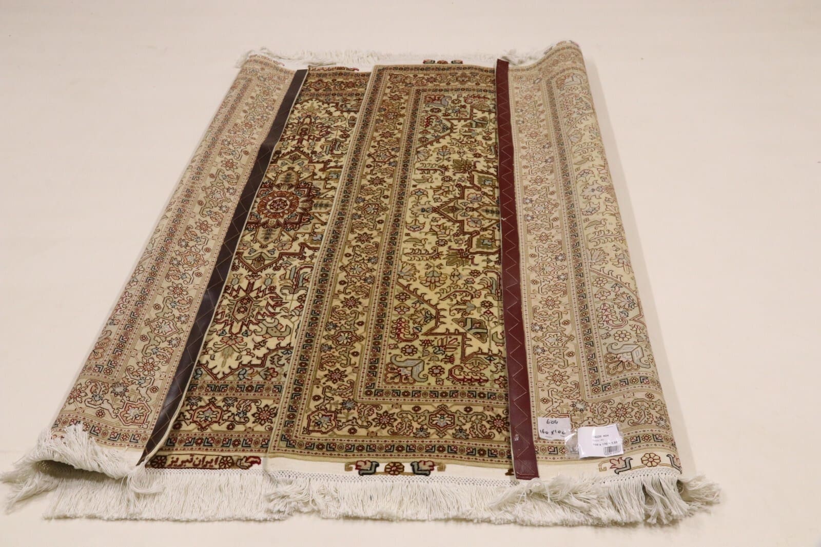 Handgeknüpfter Täbriz Perserteppich, 160 × 100 cm, Wolle