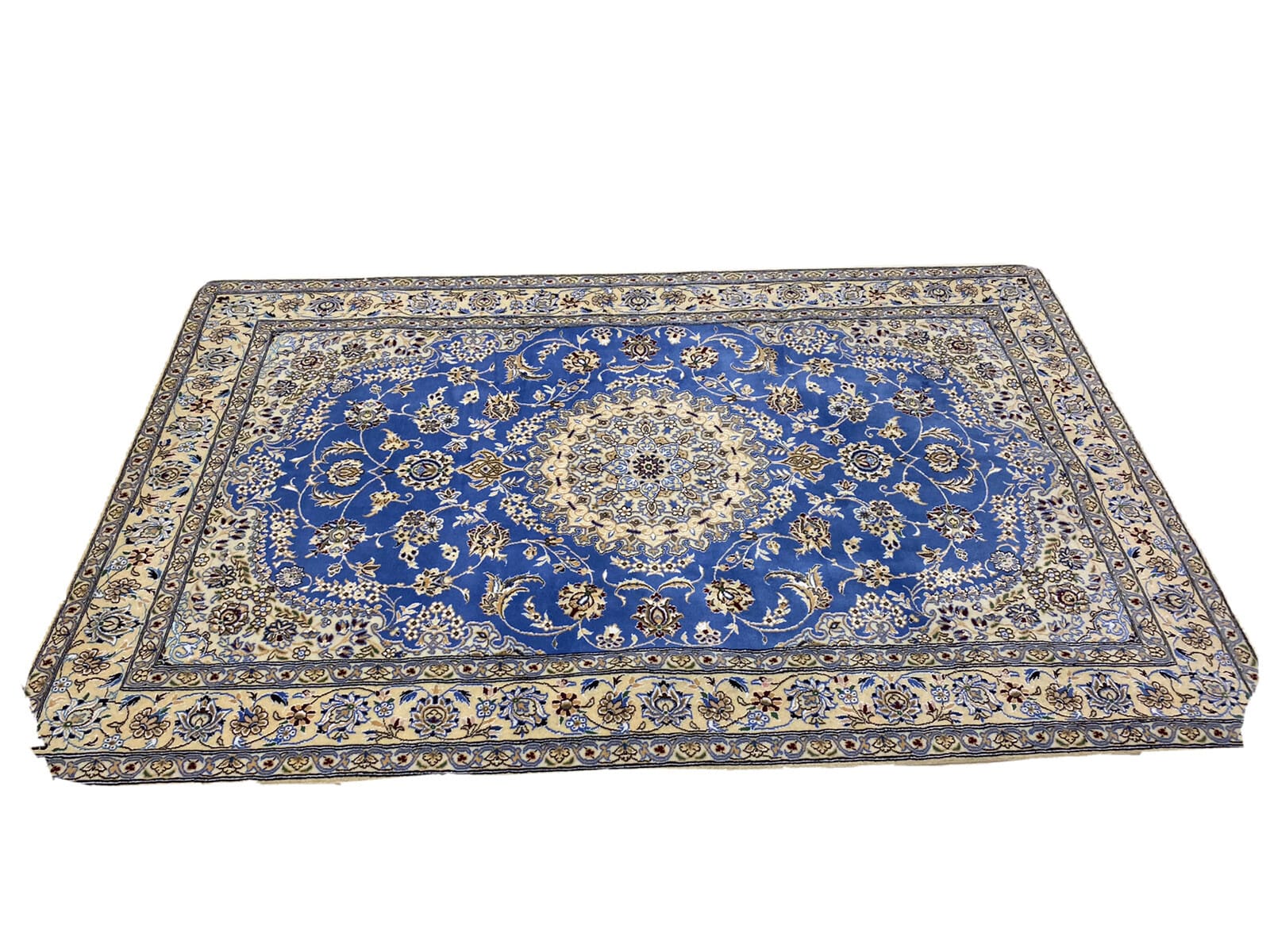 Orientalisch Perserteppich 248 × 158 cm aus Wolle & Seide, handgeknüpft