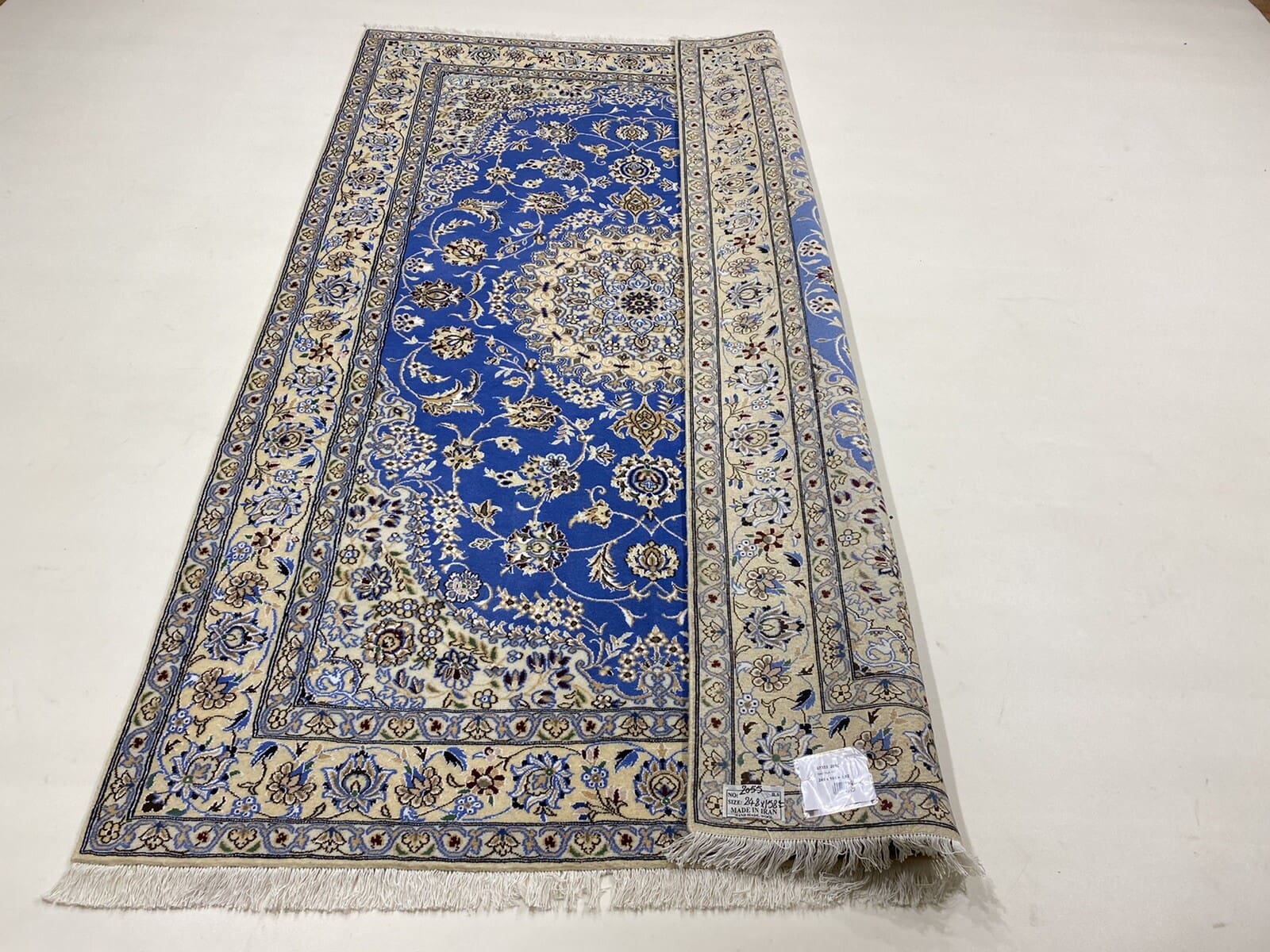 Orientalisch Perserteppich 248 × 158 cm aus Wolle & Seide, handgeknüpft