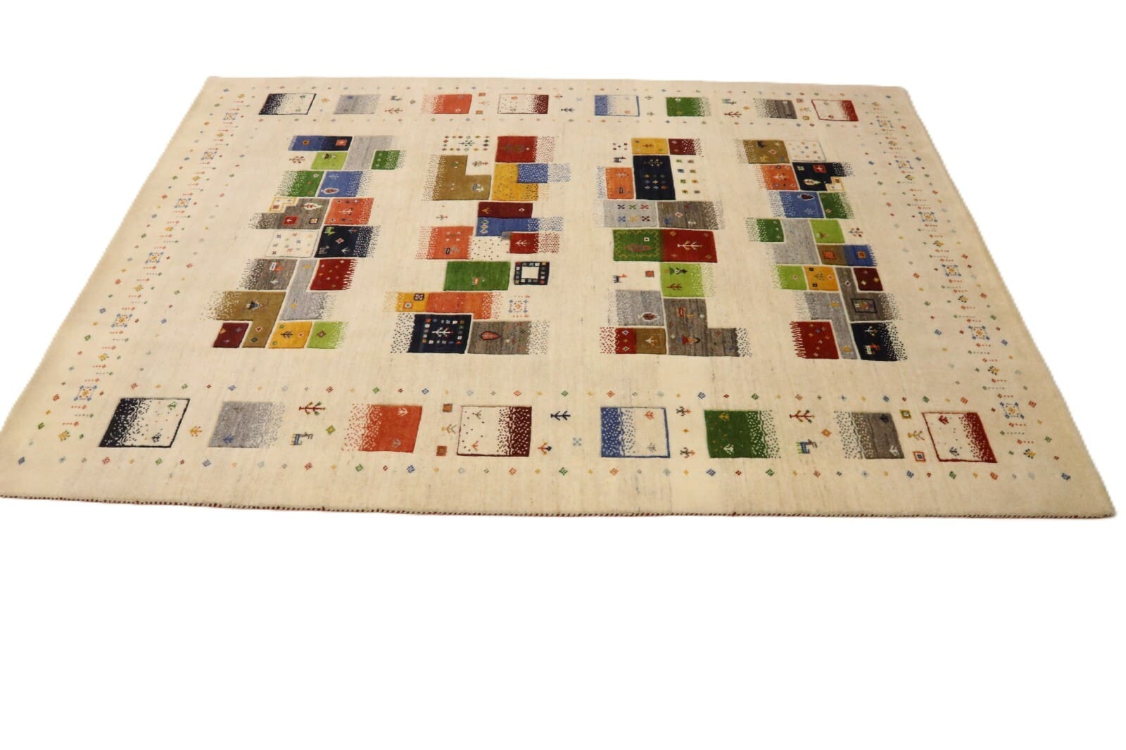 Handgeknüpfter Gabbeh Loribaft Orientteppich 244 × 170 cm