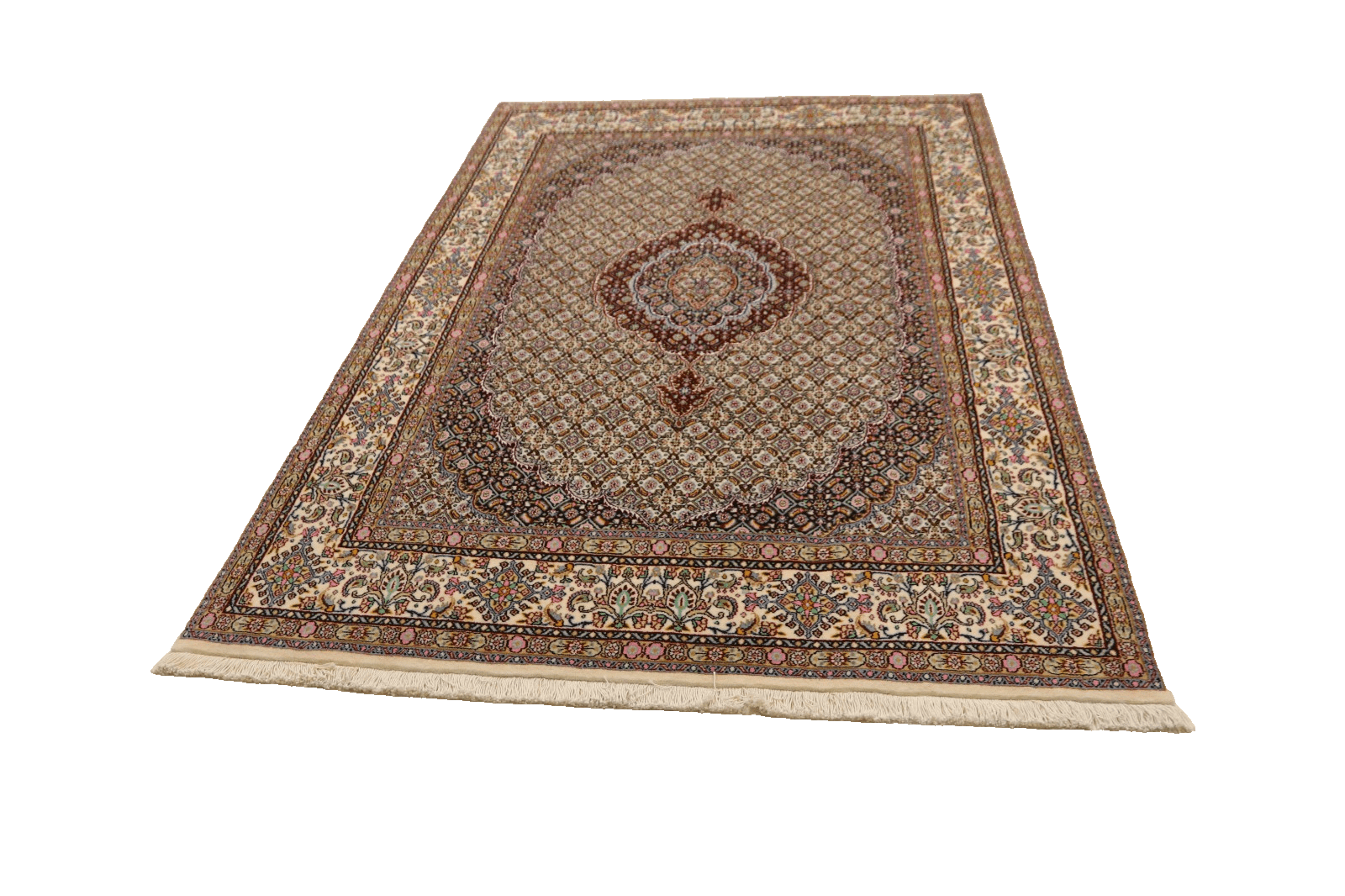 Moud Perserteppich aus Iran, 237 × 162 cm