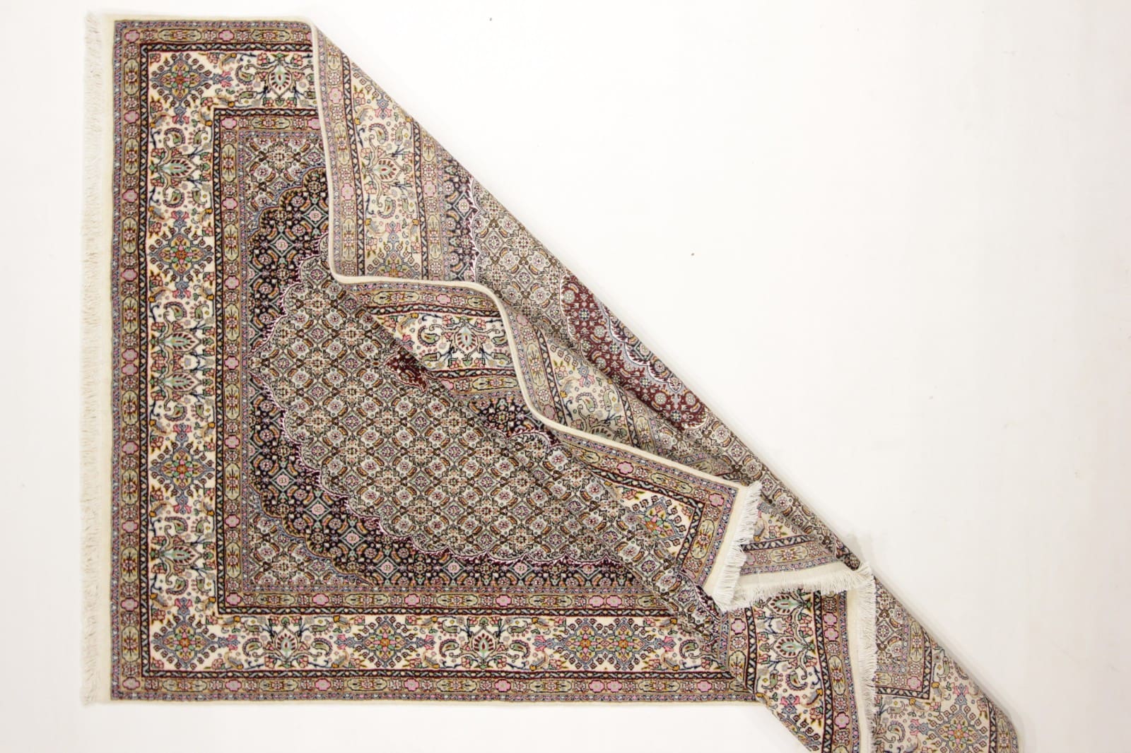 Moud Perserteppich aus Iran, 237 × 162 cm