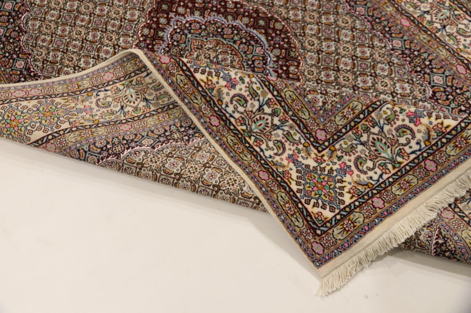 Moud Perserteppich aus Iran, 237 × 162 cm