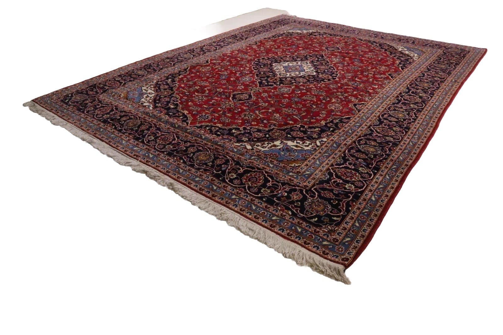 Handgeknüpfter Kashan Perserteppich 400 × 295 cm