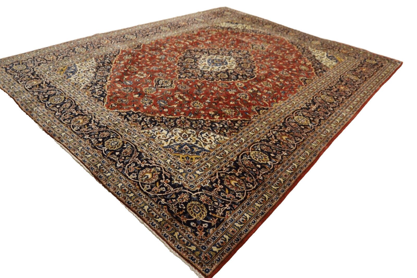 Kashan Perserteppich aus Iran, 405 × 305 cm