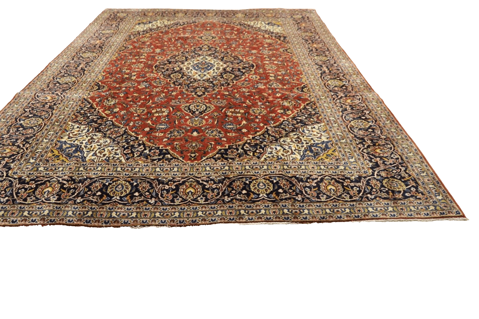 Kashan Perserteppich aus Iran, 405 × 305 cm