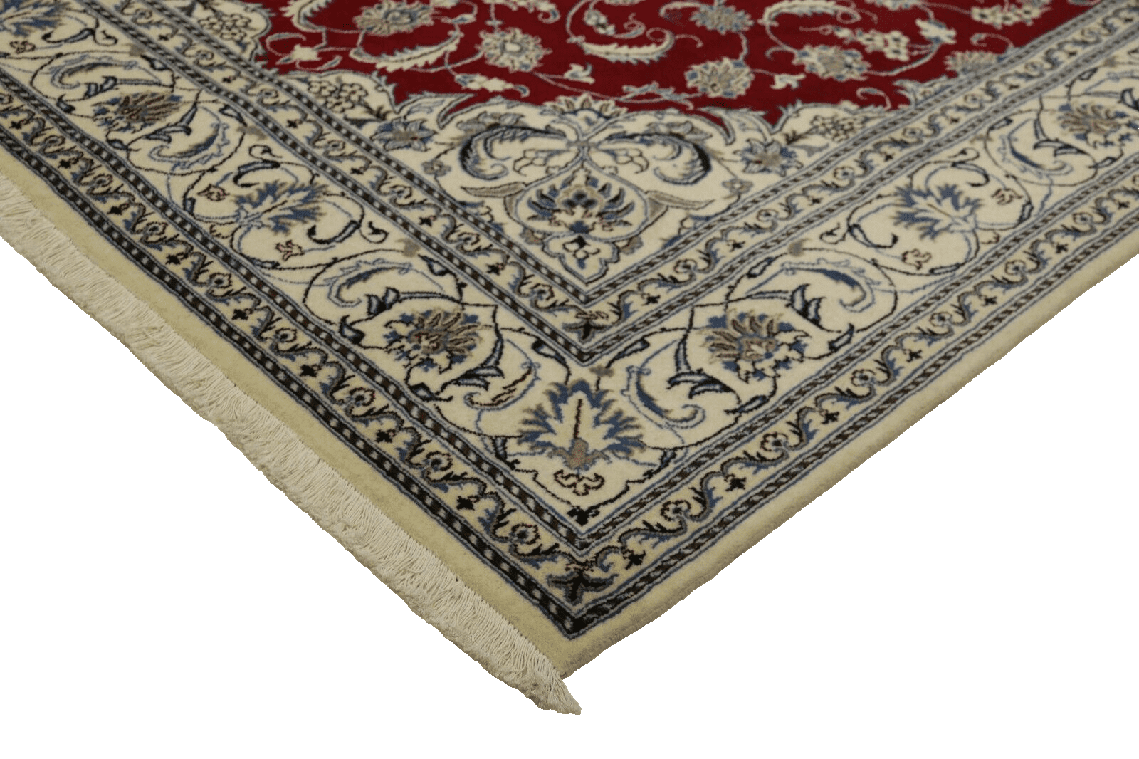 Handgeknüpfter Orientalisch Perserteppich, 297 × 200 cm, Wolle & Seide