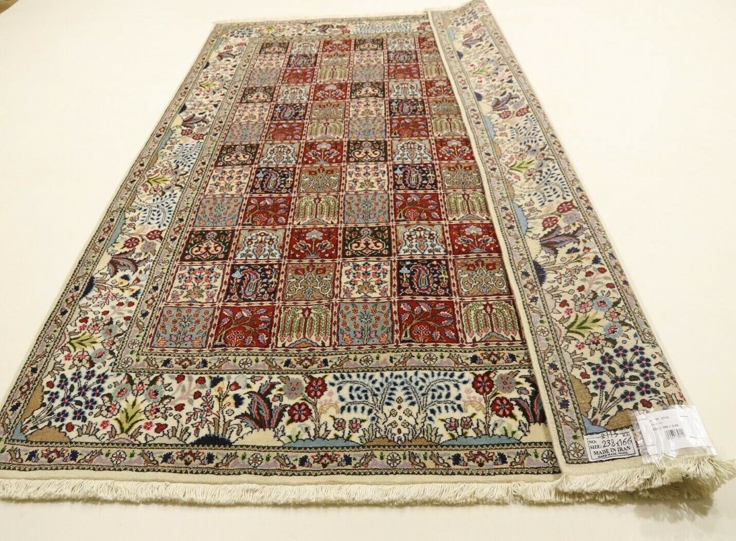 Handgeknüpfter Moud Perserteppich 238 × 166 cm